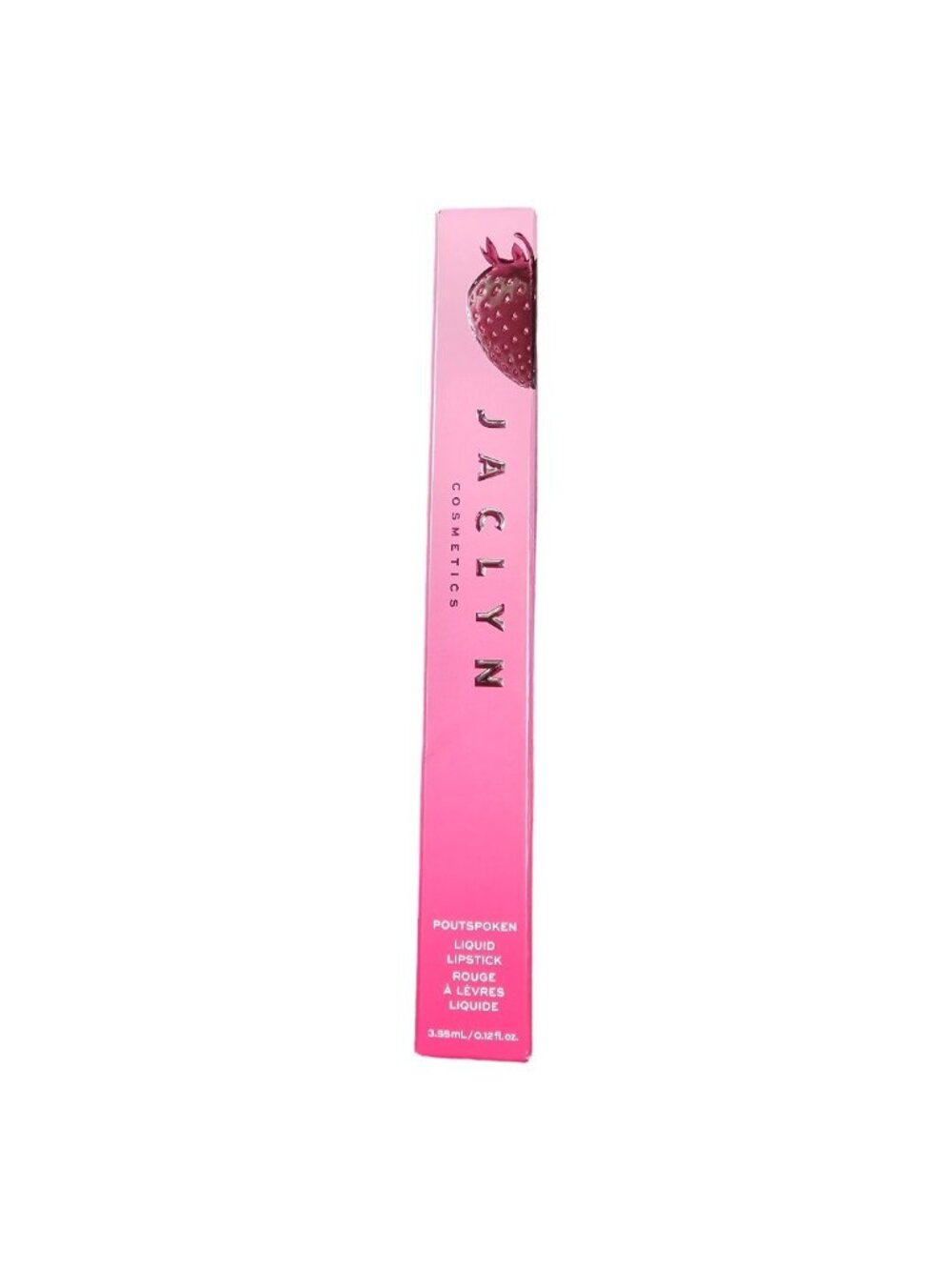 JACLYN Cosmetics Poutspoken Liquid Lipstick Strawberry Cake Long-Wearing NIB